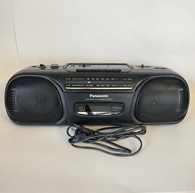 Vintage Panasonic RX-FS430 Stereo Radio Cassette Recorder Tested