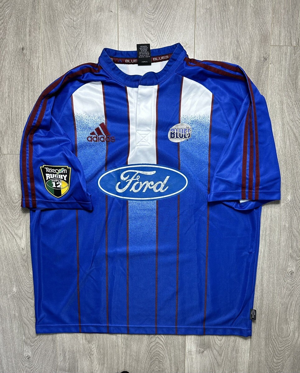 Auckland Blues Vintage Rugby Jersey 2000 Adidas Original