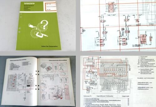 Manuel d'atelier Volvo 780 MJ 1988 schémas électriques schéma électrique - Photo 1/1