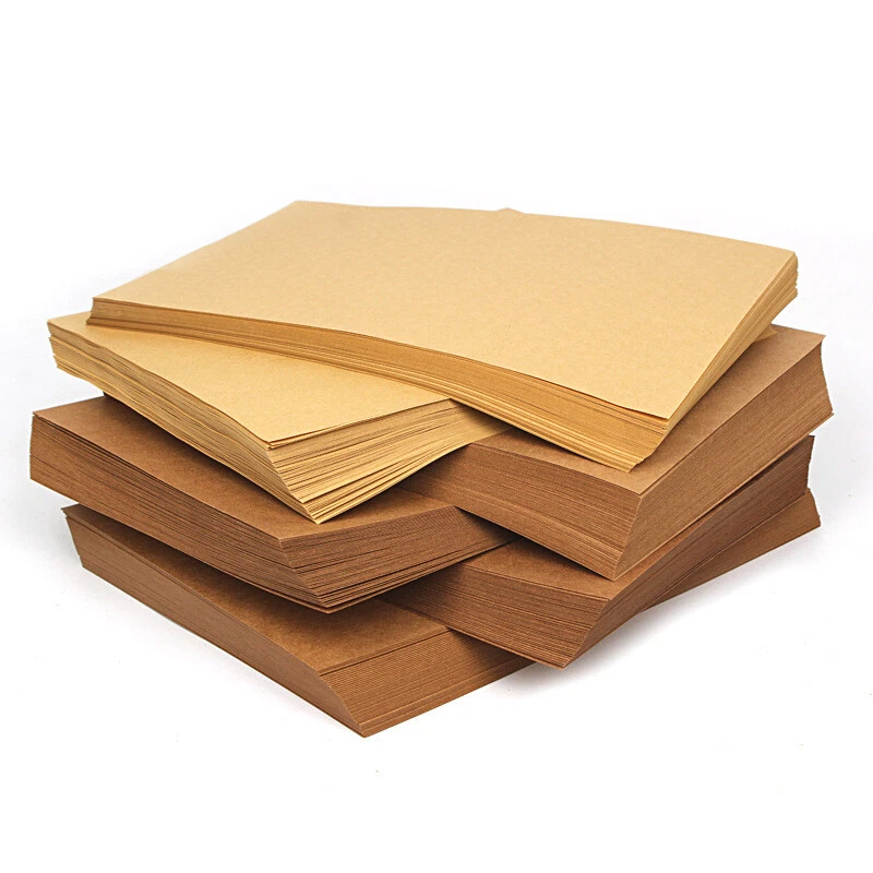  A4 Brown Kraft Paper DIY Handmake Card Board Craft Making Thick Paperboard DIY - Image 3 of 4