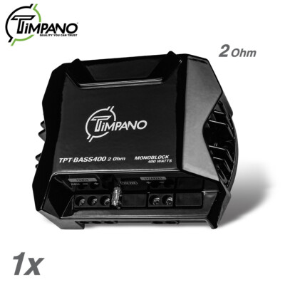 Timpano Car Audio Bass Amplifier 400 Watts TPT-BASS400 2 Ohm