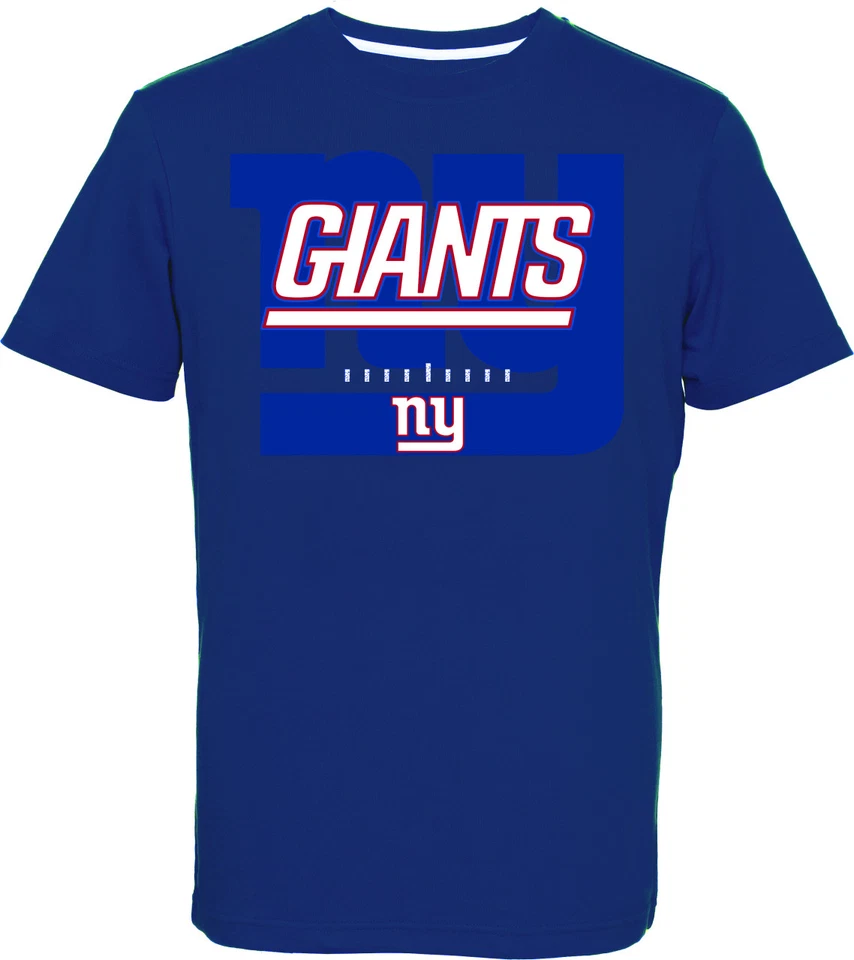NFL New York NY Giants T-Shirt Tee Great Value Logo blau Football