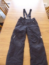 Pantaloni invernali Quechua bambini 8 sci snowboard Decathlon neri ragazzo ragazza unisex usati in ottime condizioni