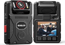BOBLOV 4k Body Worn Camera with Audio Recording Wearable GPS for Law Enforcement
