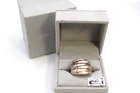With Original Box Vintage Sterling Silver Arte d' Argento Copper Ring Sz 9
