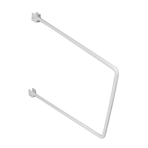 Timco Twin Slot Flexible Bookend Shelving Shelf Bracket Securing White 200mm