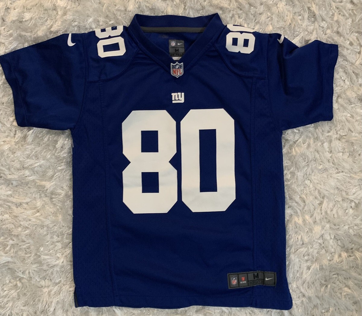 NFL New York Giants #80 Victor Cruz Nike On Field Jersey Kids Size