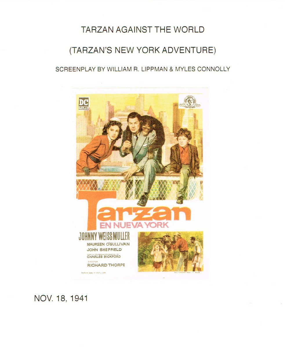 TARZAN'S NEW YORK ADVENTURE 1941 SCRIPT COPY JOHNNY WEISSMULLER