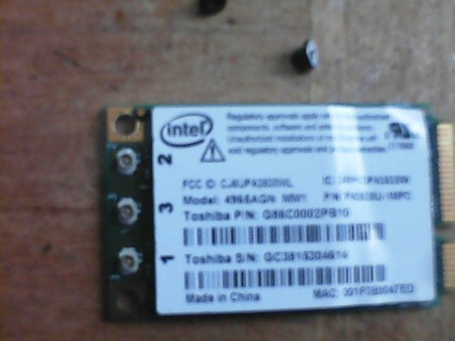 Toshiba Satellite A305-S683 15,4" WiFi WLAN Karte G86C0002PB10,V000100330 - Bild 3 von 3