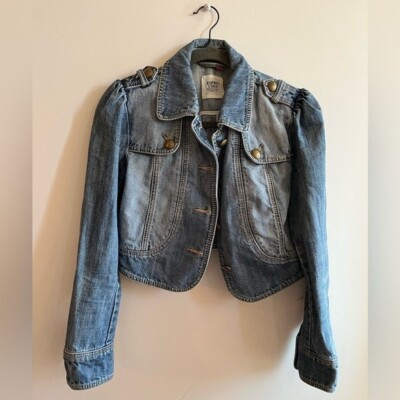 ESPRIT 1968 Denim Cropped Jacket Size Small