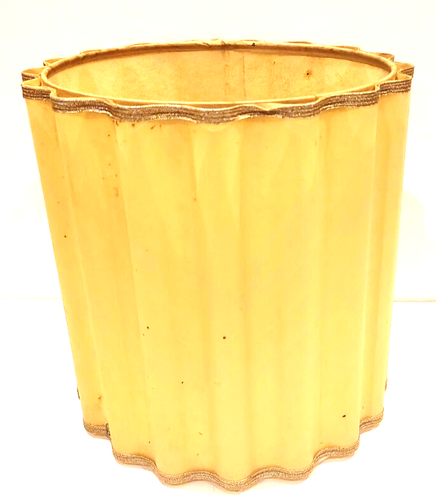 MCM SCALLOPED LAMPSHADE WITH TRIM - Picture 3 of 7