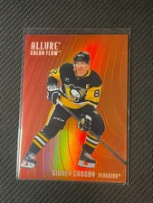 2025-26 Upper Deck Allure Color Flow Red-Orange #CF-24 Sidney Crosby