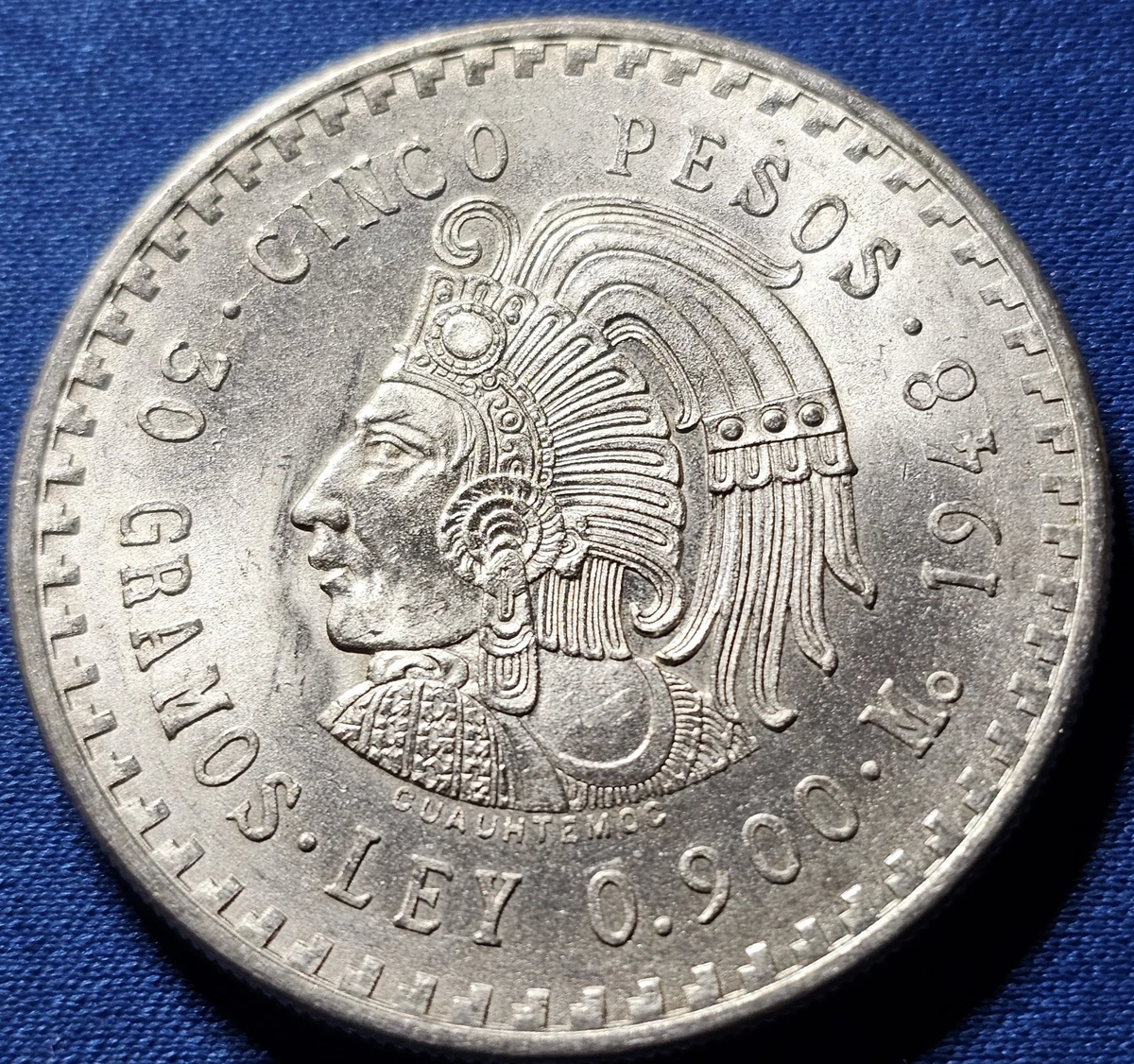 5 Pesos 1948 Year Silver Mexican Coins (1905-Now) for sale | eBay
