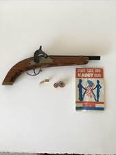 Vintage 1960s Kadet Toy Cap Pistol And Caps And Catalog Bundle