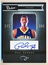 2010-11 Elite Black Box Paul George The Rookies Signatures Auto Rc #7 (113/149)