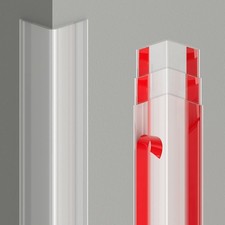 Wall Corner Protector 4pcs Clear Self-Adhesive Corner Guards for Walls Furniture