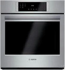 Bosch 27" 4.1 SS EcoClean Convection Single Electric Wall Oven HBN8451UC