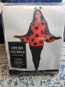 Womens Love Bug Costume Fits Up To Size 12