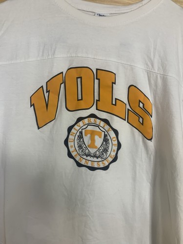 Camiseta Tennessee Volunteers VOLS Manga Larga L Blanca Pressbox UT Vols Spirit - Imagen 2 de 12