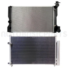 Aluminum Radiator & AC Condenser Cooling Kit For 2010-2017 Toyota Corolla 1.8L