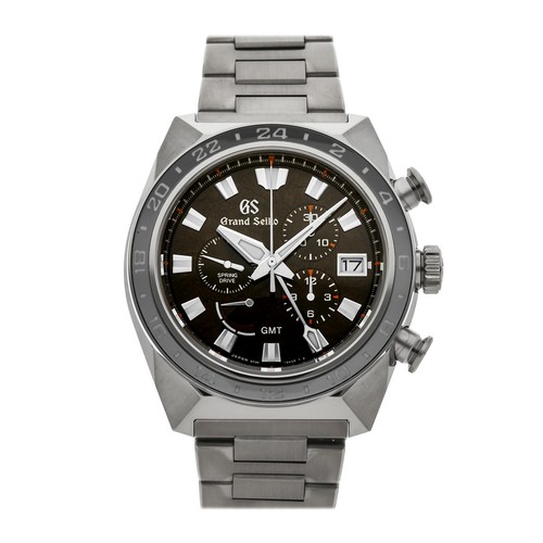 Grand Seiko Sport Collection Chrono GMT Titanium Auto 44mm Lions Mane SBGC231