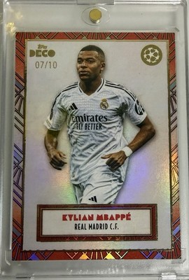 Topps 2024 Deco UCL Kylian Mbappé Real Madrid C.F. #07/10 /10