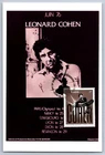 Canada 2019 Leonard Cohen FDC Maxi Card w/Pictorial Cancel