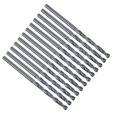 #36 Drill Bit Straight Shank 135° M2 HSS Nitriding Black - 12 Pack