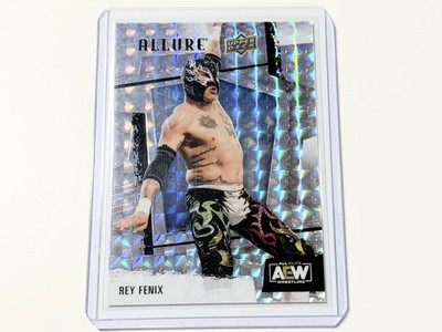2022 Upper Deck AEW Allure Rey Fenix White Diamond /50 Card #71