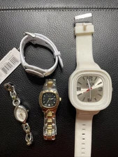 Lot of 4 Women’s Fashion Watches – Timex, Manhattan, NIX Sport, Quartz Mix