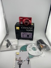 Nikon Coolpix S6400 Red Excellent Compact Digital Camera No SD Card No Charger