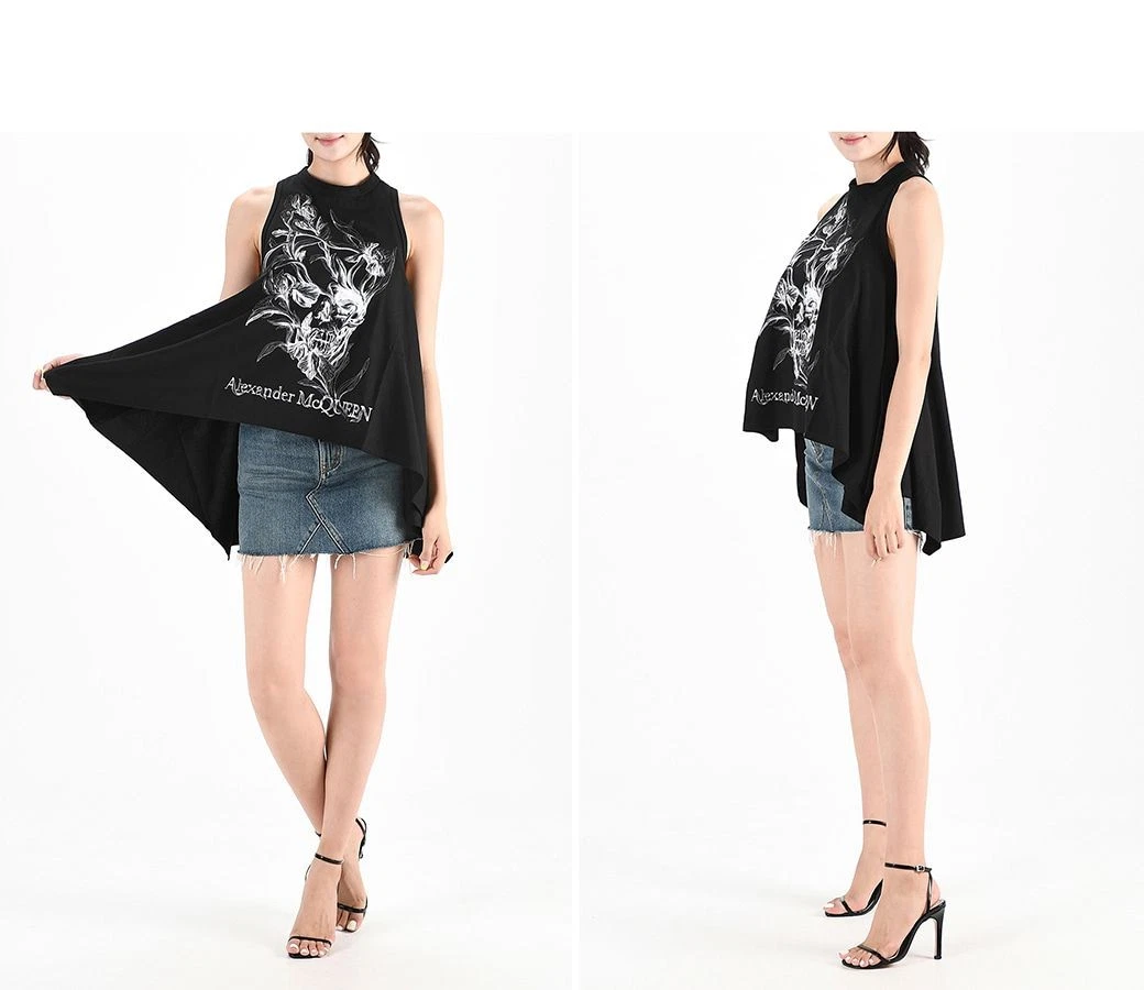 Top donna senza maniche Alexander McQueen Iris 634217 33676817