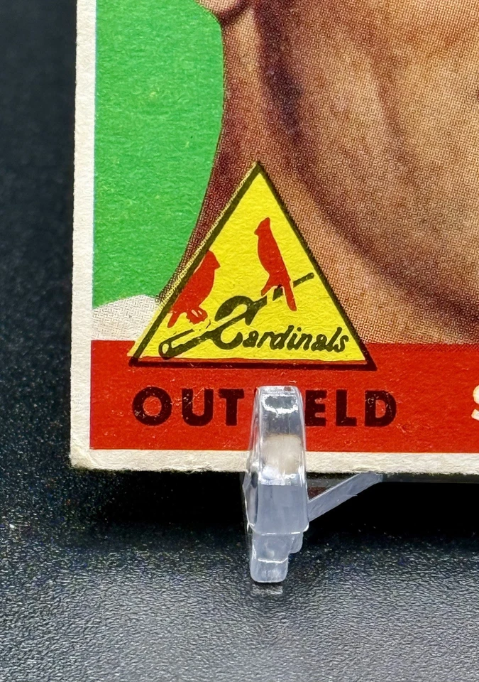 Tarjeta de novato 1958 Topps Curt Flood #464 (RC) St. Louis Cardinals excelente estado casi nuevo Foto 4 de 4