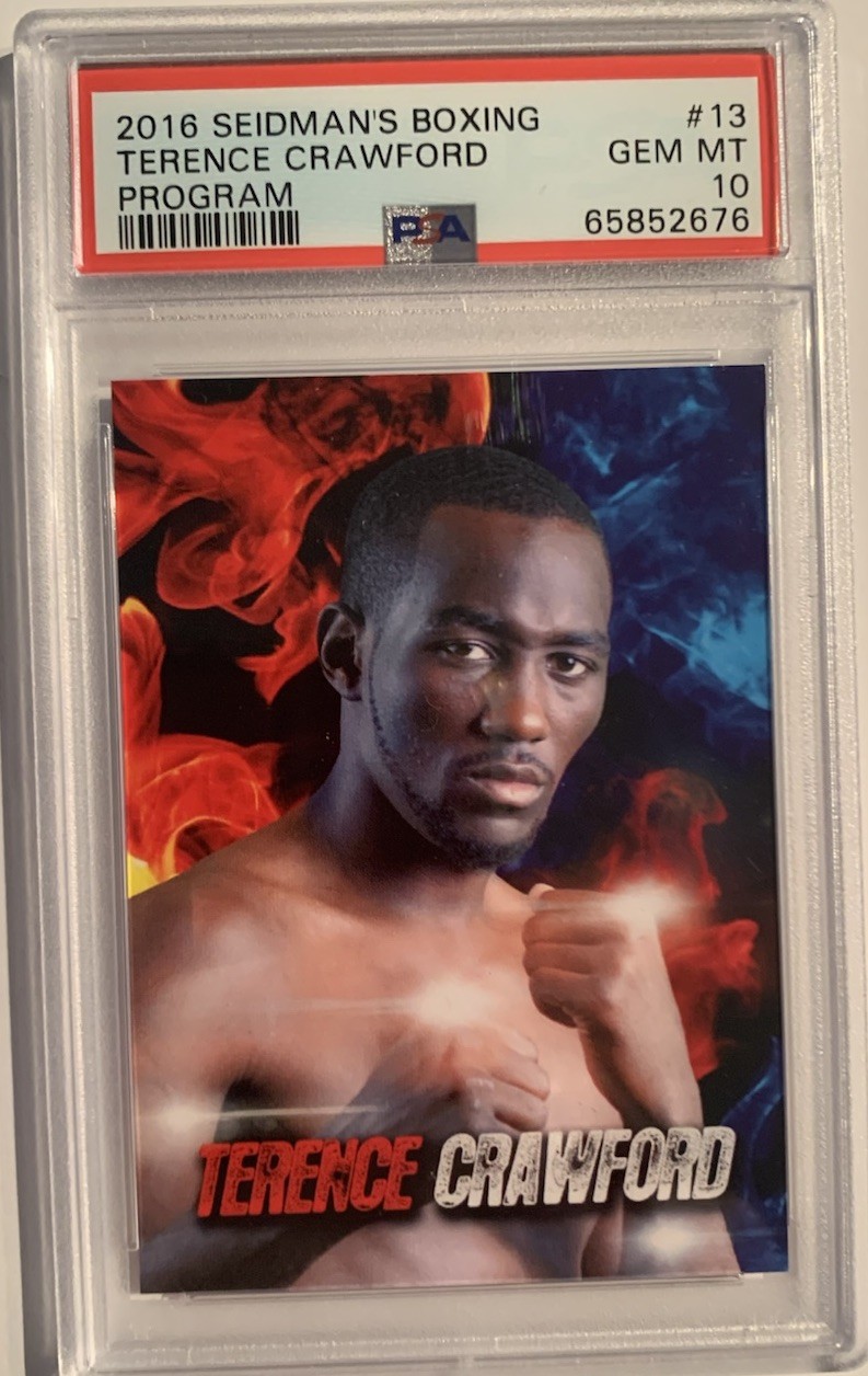 Terence Crawford PSA 10 Seidman’s Boxing Cards 2016 ROOKIE CARD…RARE