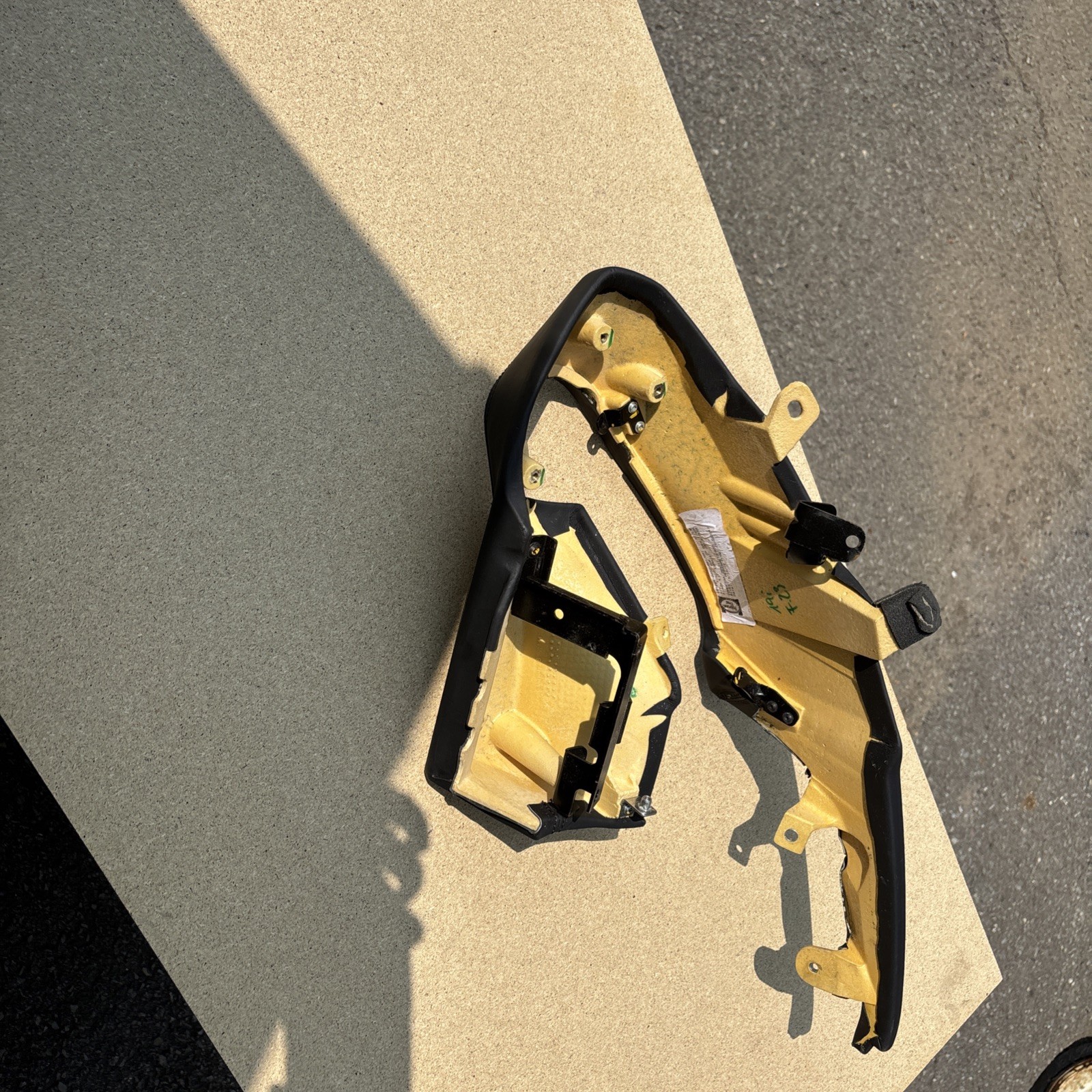 OEM Ferrari 488 GTB upper right side dash trim piece.