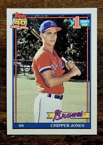 1991 Topps - Chipper Jones #333 (RC)