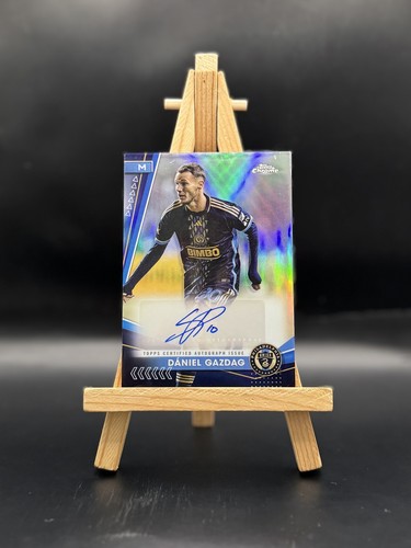 2024 Topps Chrome MLS Daniel Gazdag Auto Refractor SP Philadelphia Union #CA-GZ