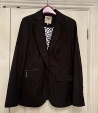 Jasper Conran pinstripe blazer/jacket UK 12-14 • New without tags