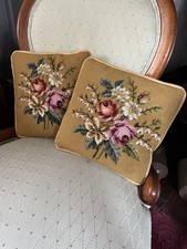Pair Of Tapestry Cushions
