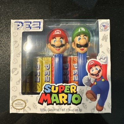 Nintendo Super Mario Pez Candy Dispensers Mario Luigi NEW