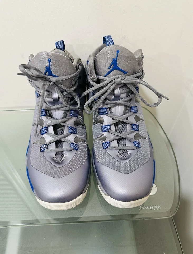 Nike Air Jordan Super Fly 2 Gris Cemento Hombres Zapatos de Baloncesto Talla 9 599945-007 Foto 4 de 4