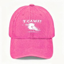 Unisex Funny Bird Washed Baseball Cap Sketch Crow F-CAW-F Adjustable Dad Hat