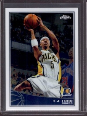 T.J. TJ FORD 2009-10 Topps Chrome #39 Parallel #884/999