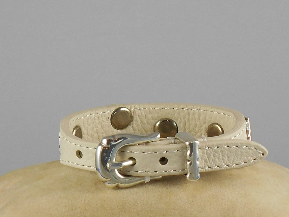 Brazalete Brighton Plateado Zapato Blanco DESERT FRIENDS Muñequera Bandido Foto 4 de 4