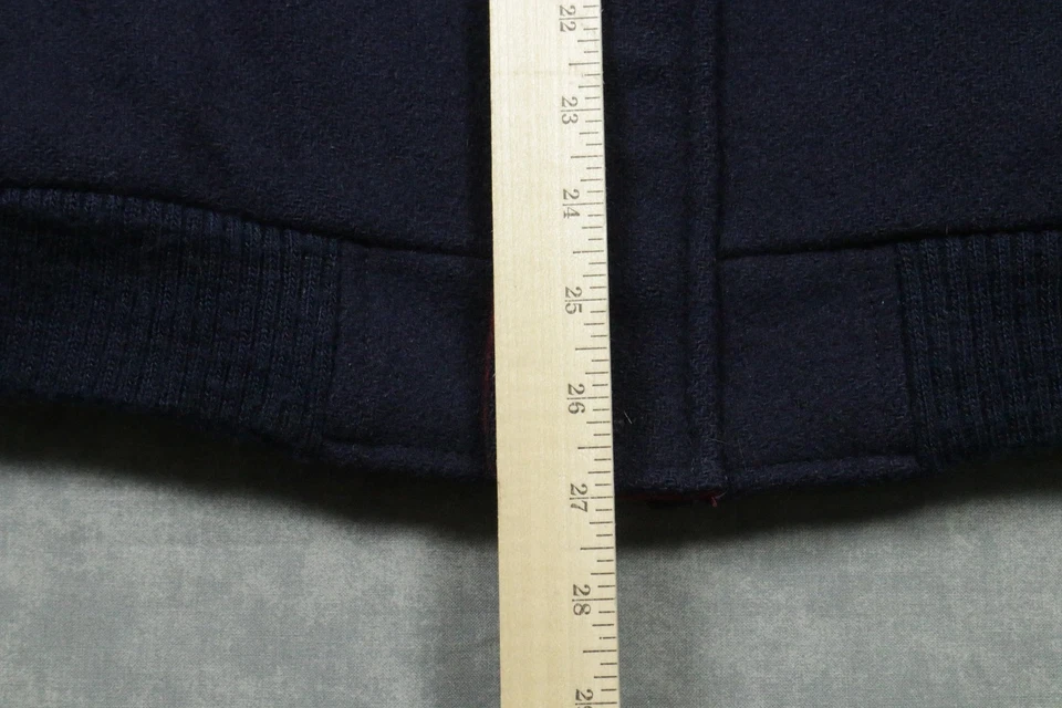 Chaqueta Pendleton De Colección Para Hombres 2XL Verde Marino Rojo Lana Thinsulate Bombardero Cremallera EE. UU. Foto 3 de 4