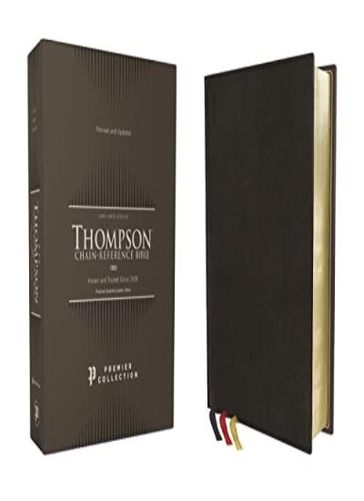 KJV, Thompson Chain-Reference Bible, Premier Collection, Art Gilded Edges, ... - Image 4