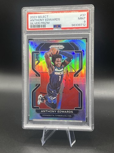 2021 Panini Prizm - Anthony Edwards #37 Silver Prizm PSA 9 *Mislabeled