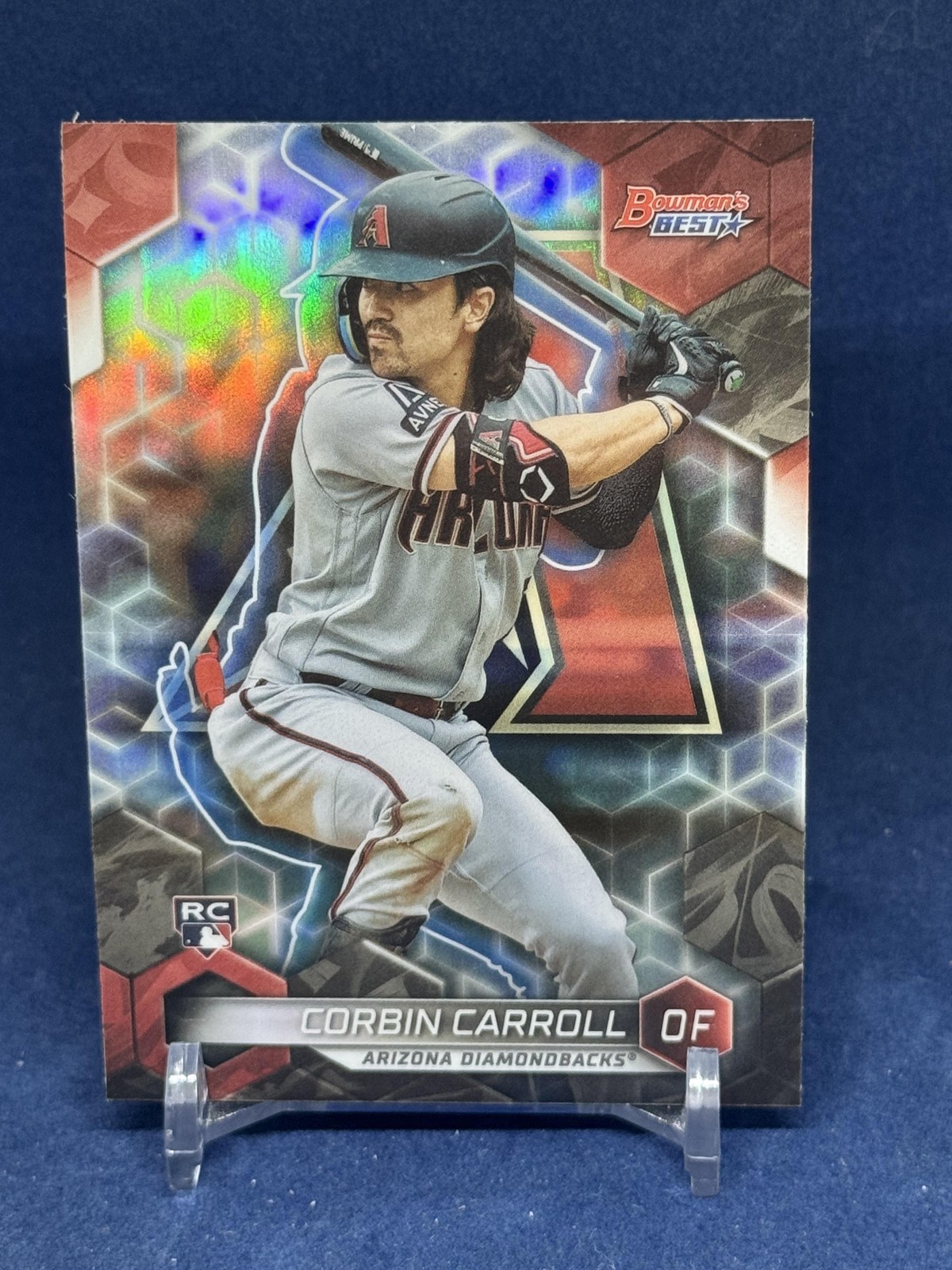 Corbin Carroll 2023 Bowman's Best Wave Refractor RC #20
