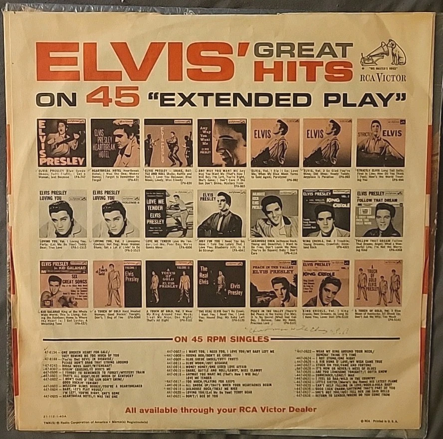 Elvis Presley LPM-2999 Roustabout LP H 3S/12S MONO Original 1964 NM - Image 3 of 4