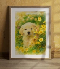 Cute Watercolor Animal Print | Digital Download | Nursery Wall Art Poster